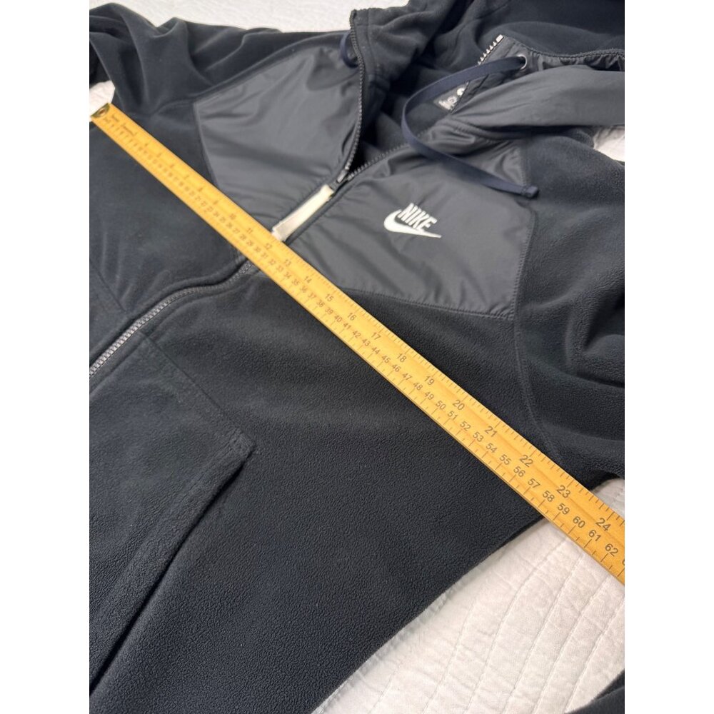 Nike Tech Fleece Windrunner Full Zip Black Hoodie Jacket SZ L - Picture 9 of 10